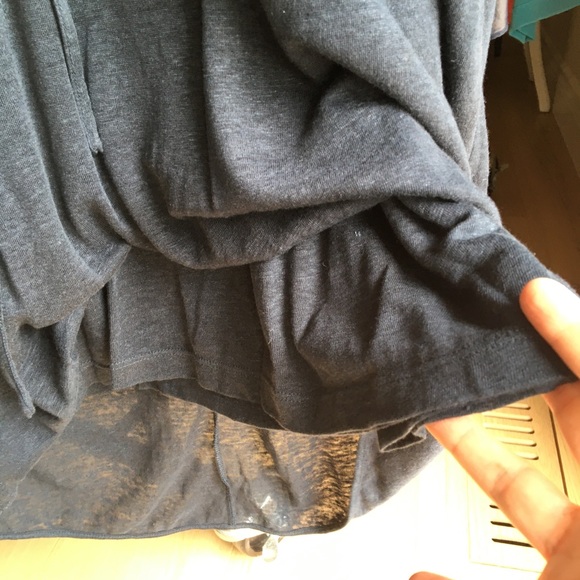 BNWT Club Monaco linen navy Elizabeth draw-string summer dress XS swimsuit cover - Picture 6 of 6